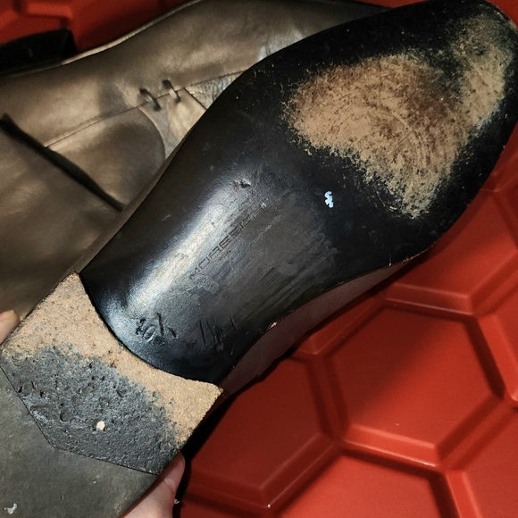 Mens 10 Moreschi Osterich Leather Boots Made In Italy - Picture 4 of 5